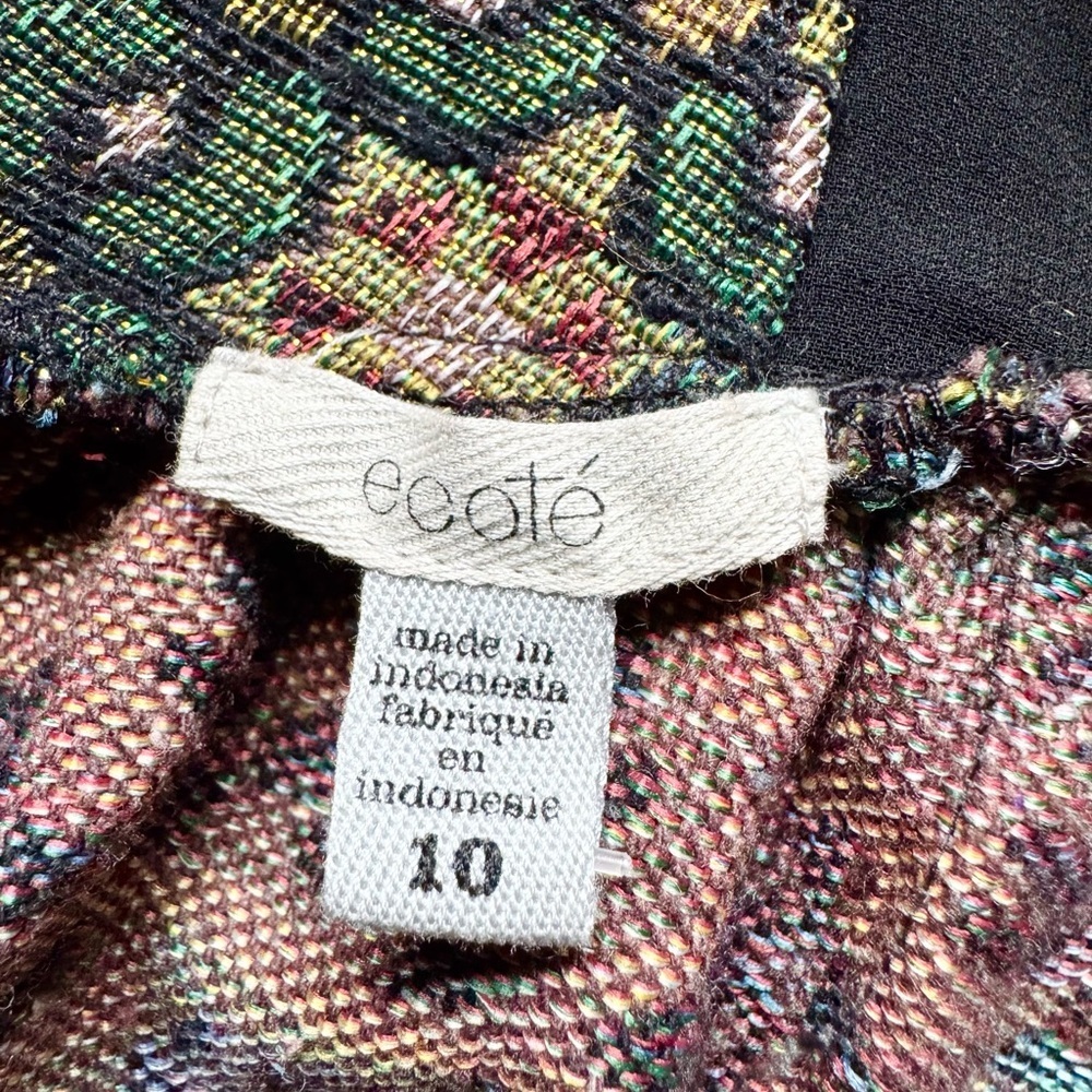 Ecote Mini Dress Size 10 - Picture 2 of 7